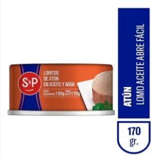 ATÚN LOMITO SYP EN ACEITE X 170 GRS